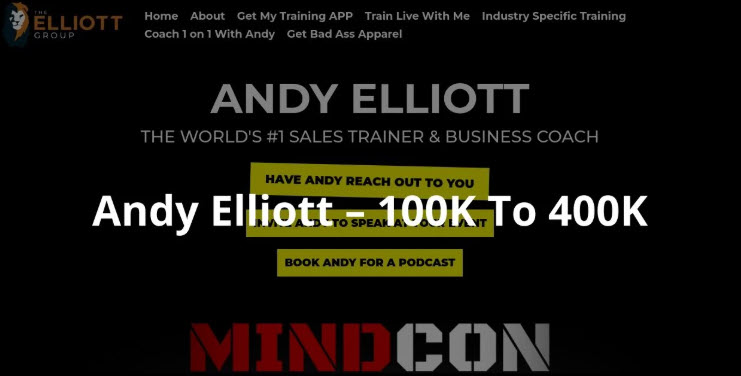 Andy Elliott – 100K To 400K