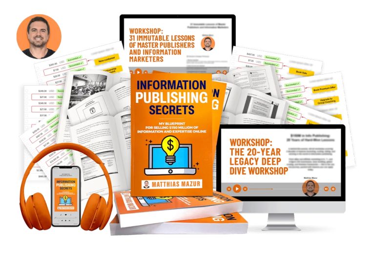 Matthias Mazur β Information Publishing Secrets + Upsells