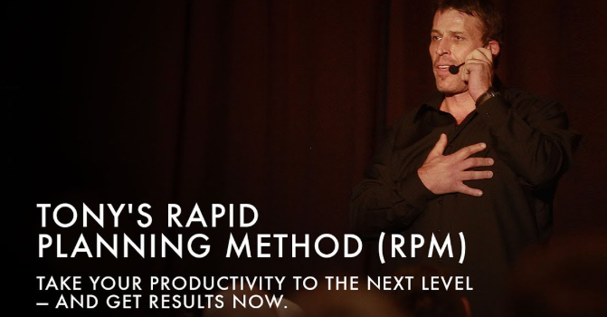 Tony Robbins – Rapid Planning Method