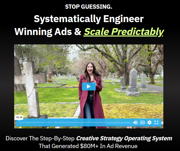 Tiana Asperjan – Creative Strategy Masterclass